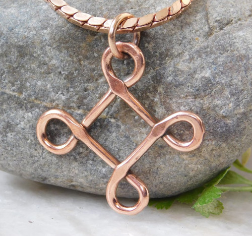 Médaillon pendentif nœud - médaillon,